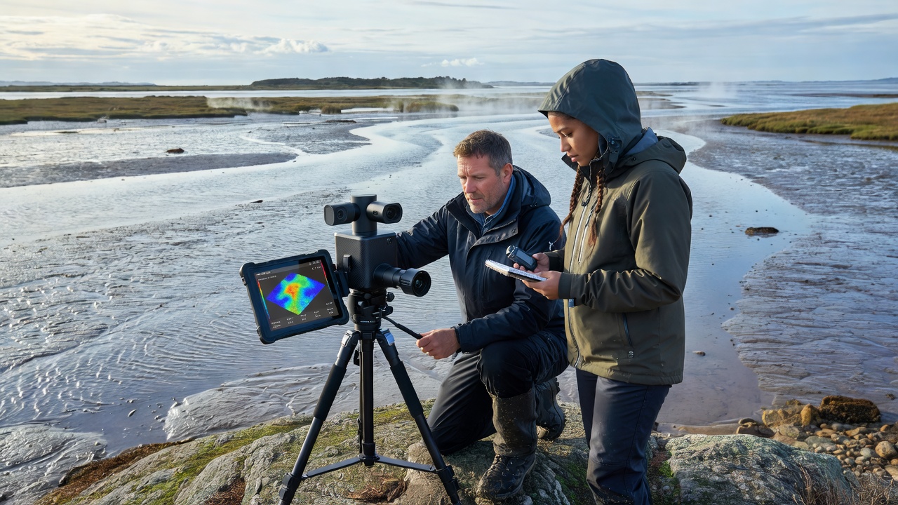 Charting Sediment Shifts in Remote Estuaries With Tailored Imaging Gear