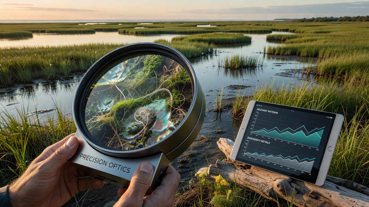 Precision Optics Uncovering Hidden Patterns in Coastal Wetland Recovery